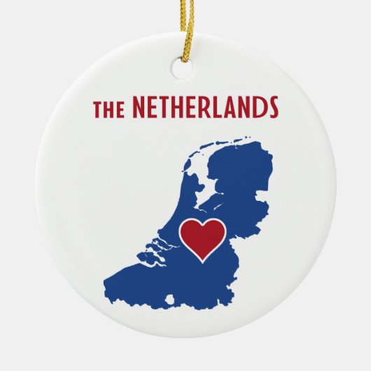 The Netherlands Keramik Ornament (Vorne)