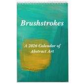 The New 2026 Brushstrokes Single Page Calendar Kalender (Titelbild)