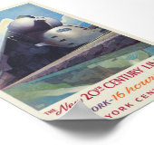 The New 20th Century Limited Vintage Poster 1938 (Ecke)