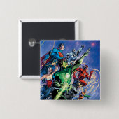 The New 52 Cover #1 3rd Print Button (Vorne & Hinten)