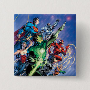 The New 52 Cover #1 3rd Print Button