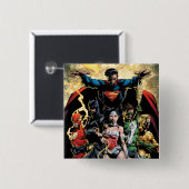 The New 52 Cover #1 Finch Variante Button (Vorne & Hinten)