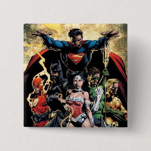 The New 52 Cover #1 Finch Variante Button (Vorderseite)