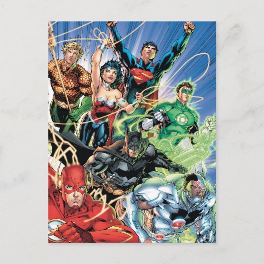The New 52 - Justice League #1 Postkarte (Vorderseite)
