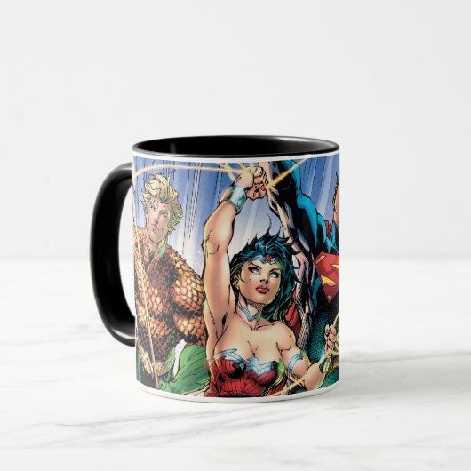 The New 52 - Justice League #1 Tasse (Vorderseite Links)