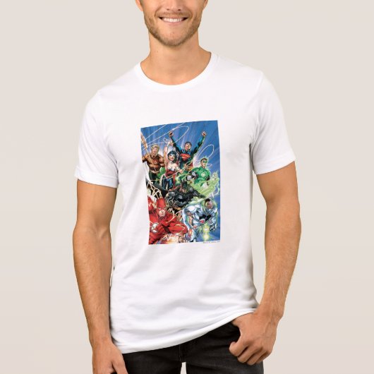 The New 52 - Justice League #1 Tri-Blend Shirt (Vorderseite)