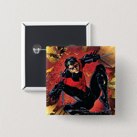 The New 52 - Nightwing #1 Button (Vorne & Hinten)