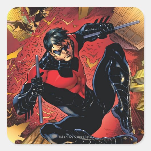 The New 52 - Nightwing #1 Quadratischer Aufkleber (Vorderseite)
