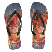 The New 52 - The Flash #1 Badesandalen (Fußbett)