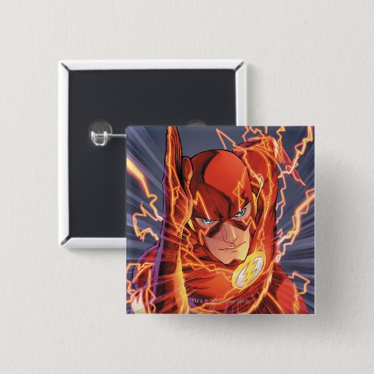 The New 52 - The Flash #1 Button (Vorne & Hinten)