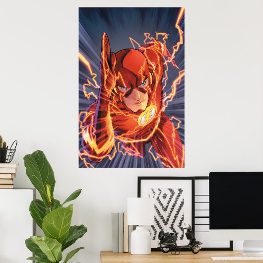 The New 52 - The Flash #1 Poster (Heimbüro)