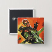 The New 52 - The Green Arrow #1 Button (Vorne & Hinten)