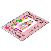 The New Big Sister - Notes to Baby - SRF Notizblock (Linke Seite)