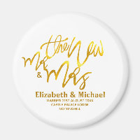 The New Mr and Mrs (Name, Datum, Ort) Gold