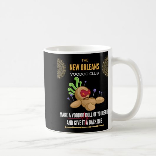The New Orleans Voodoo Club - Crazy, Insane  Kaffeetasse (Rechts)