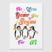 The New Year Has Begun For Us Magnetkarte (Vorderseite)