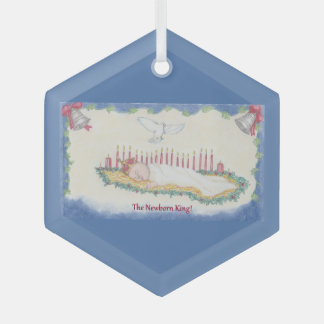 The Newborn King! Ornament Aus Glas