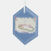 The Newborn King! Ornament Aus Glas (Vorderseite Links)