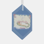 The Newborn King! Ornament Aus Glas (Vorderseite Rechts)