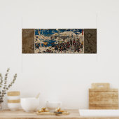 The Night Attack in Chûshingura 47 RONIN Poster (Küche)