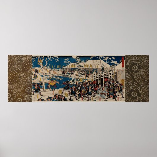 The Night Attack in Chûshingura 47 RONIN Poster (Vorne)