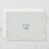 The Night Before Greenerge Gold Probe Dinner Einladung (Rückseite)