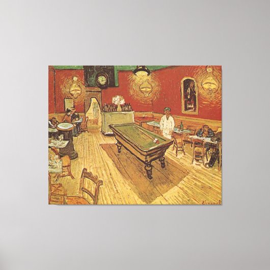 The Night CAfe ~ Vincent van Gogh Leinwanddruck (Vorderseite)