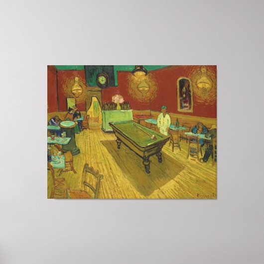 The Night Café von Vincent van Gogh (1888) Leinwanddruck (Vorderseite)