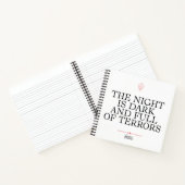 The Night is Dark and Full of Terrors Notizblock (Innenseite)