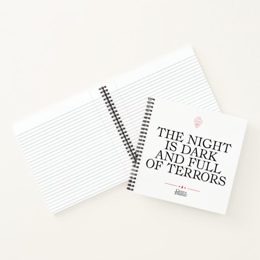 The Night is Dark and Full of Terrors Notizblock (Innenseite)