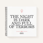 The Night is Dark and Full of Terrors Notizblock (Vorderseite)