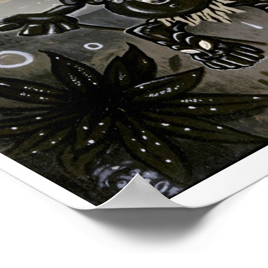 "The Night Marcher" Art Print - (Pop surreal Art) Poster (Ecke)