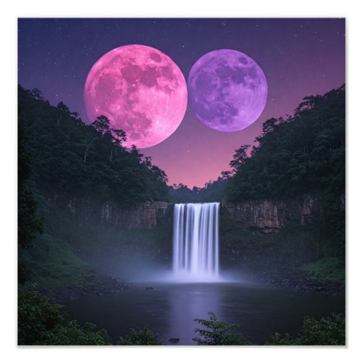 The Night Moons Fotodruck (Vorne)