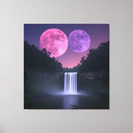 The Night Moons  Leinwanddruck (Vorderseite)