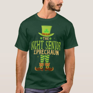 The Night Senior Leprechaun Funny Matching St. Pat T-Shirt