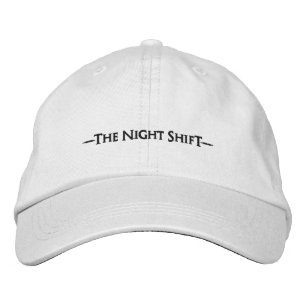 "The Night Shift" bestickter Hut