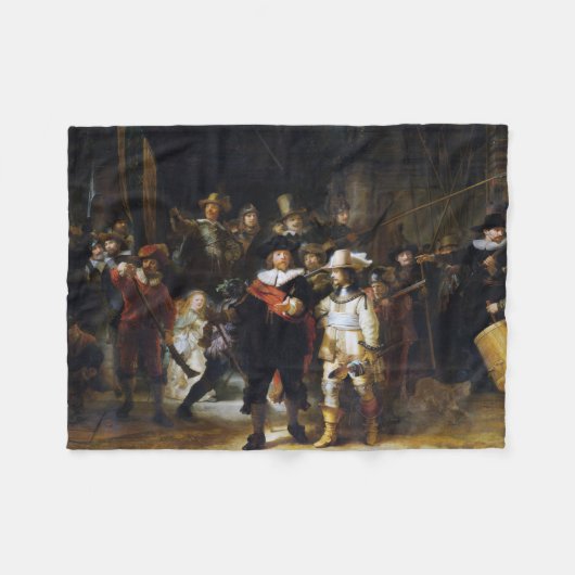The Night Watch, Rembrandt, 1642 Fleecedecke (Vorderseite (Horizontal))