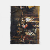 The Night Watch, Rembrandt, 1642 Fleecedecke (Vorderseite)