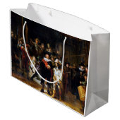The Night Watch, Rembrandt, 1642 Große Geschenktüte (Rückseite Schrägansicht)