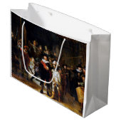 The Night Watch, Rembrandt, 1642 Große Geschenktüte (Vorderseite Schrägansicht)
