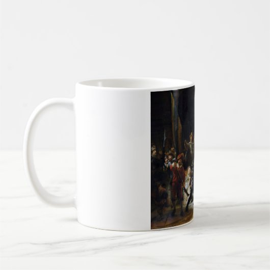 The Night Watch, Rembrandt, 1642 Kaffeetasse (Links)