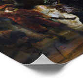 The Night Watch, Rembrandt, 1642 Poster (Ecke)