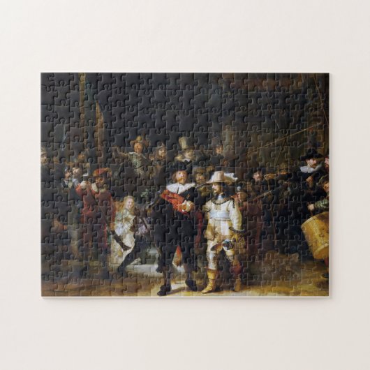The Night Watch, Rembrandt, 1642 Puzzle (Horizontal)