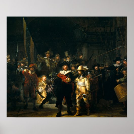 The Night Watch - Rembrandt Poster (Vorne)