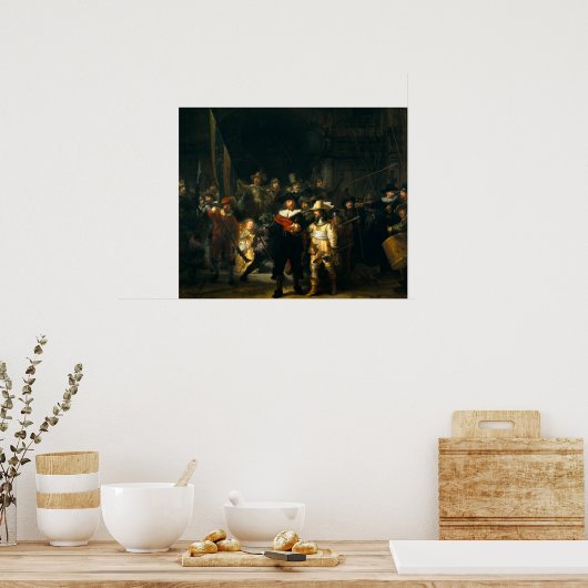 The Night Watch - Rembrandt Poster (Küche)