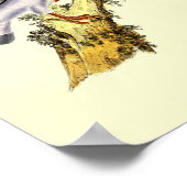 "The Nightingale" von Wordsworth - Art Print Poster (Ecke)