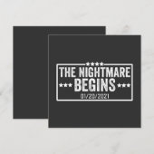 the nightmare begins einladung (Vorne/Hinten)