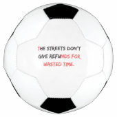 The No Refunds Design: Fußball (Vorderseite)