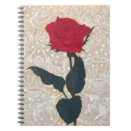 The Noble Rose: Japanese Art with Mythic Touch Notizblock (Vorderseite)