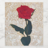 The Noble Rose: Japanese Art with Mythic Touch Weinetikett (Einzelnes Label)